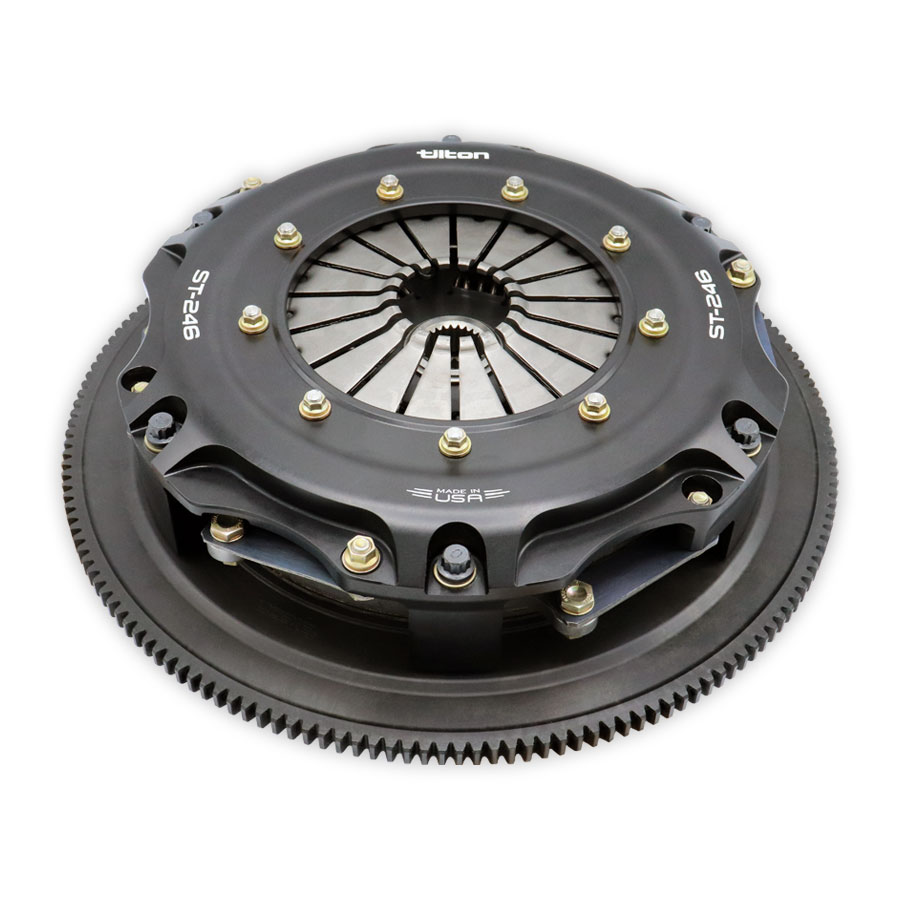 Ｋ.T.C Tilton Clutch Kit, Twin Disc ST-246, Organic, Sprung, Coyote w